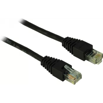 Inter-Tech AC LAN-kabelis CAT5 UTP, 15,0m melns