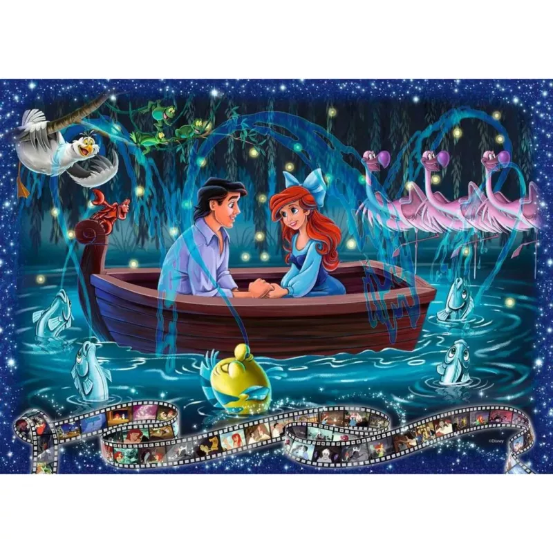 1000 gab. Ravensburger puzle Disney Collector's Edition Ariel – 1000 gab., standarta formāts