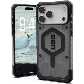 UAG Urban Armor Gear Pathfinder MagSafe korpuss | Apple iPhone 17 Pro Max | pelēks (pelēks caurspīdīgs)/melns | 114552113140 (114552113140)