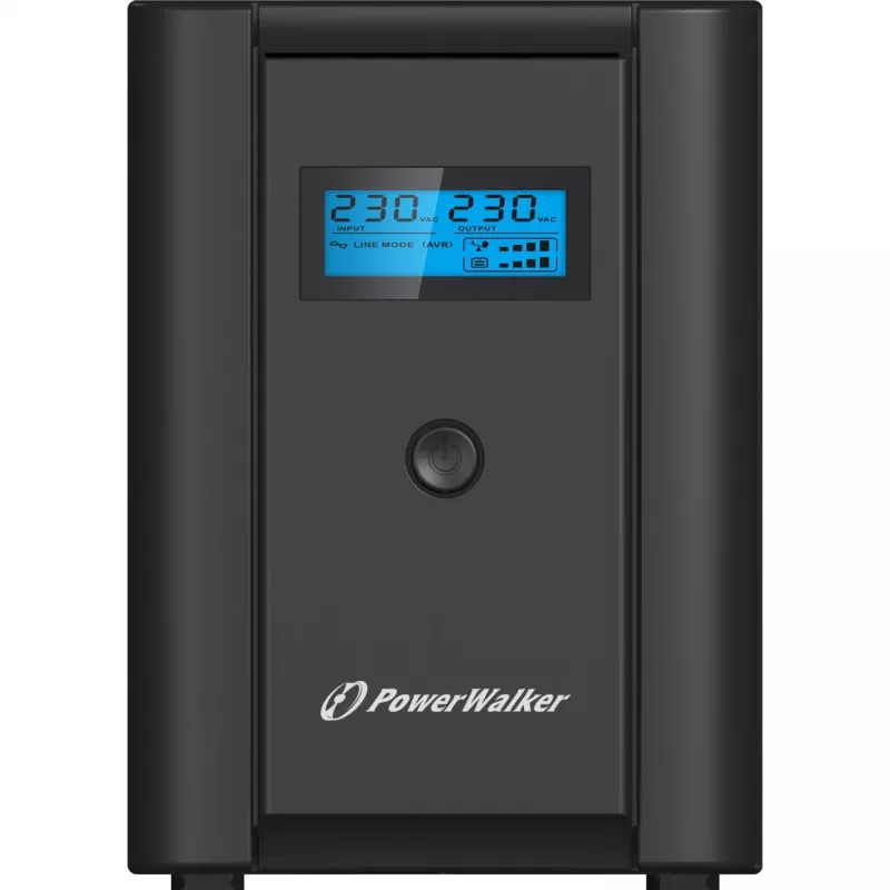 PowerWalker VI 2200 SHL Schuko nepārtrauktās barošanas avots (UPS) Line-Interactive 2,2 kVA 1200 W 4 maiņstrāvas izejas