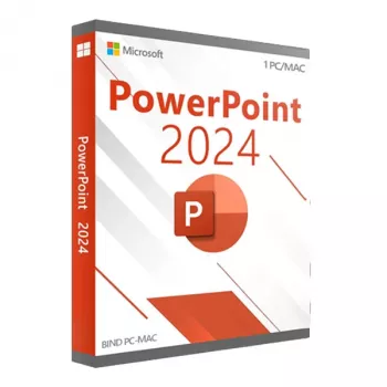 Microsoft PowerPoint 2024 BIND PC/MAC