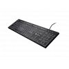 Vadu tastatūra NATEC HERRING GLOW ASV izkārtojums ar baltu fona apgaismojumu