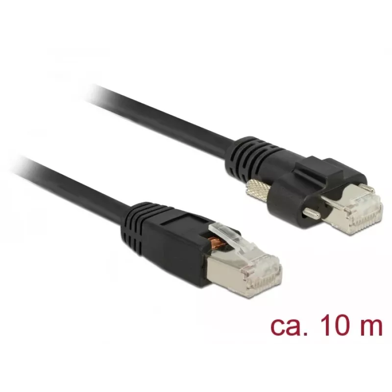 Tīkla kabelis DeLOCK 85672 RJ-45 Cat6 10 m melns