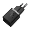Baseus P10110902113-01 USB-C GaN5 mini 30W tīkla lādētājs melns