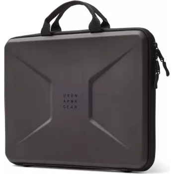 Portatīvā datora uzmava UAG Shock Sleeve Civilian 13–14 collu MacBook, melna — aizsargājošs neoprēna apvalks