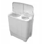 Pusautomātiskā veļas mazgājamā mašīna Ravanson XPB-800 — 7,5 kg ietilpība, 1400 apgr./min, augšējā ielāde, balta