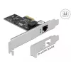 Delock - Tīkla adapteris - PCIe 2,1 Low-Profile - 2,5GBase-T (89598)