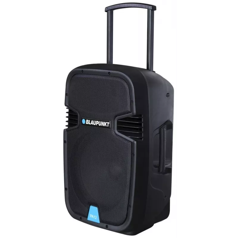 Blaupunkt PA12 portatīvais skaļrunis 650 W Stereo portatīvais skaļrunis Melns