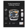 Kabeļu soma Inateck AB03010 — organizatora maciņš 27 × 15,8 × 11 cm, melna