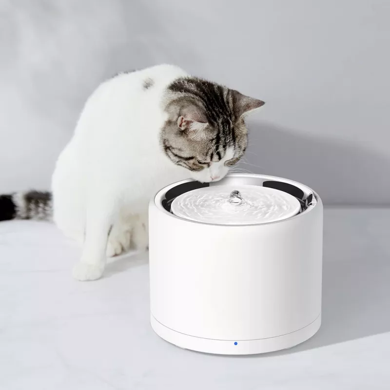 PETKIT EverSweet 3 Pro UVC suņu/kaķu barotava/dzirdinātājs Akrilnitrila butadiēna stirols (ABS), Silikons, Nerūsējošais tērauds Balts Universāls Automātiskais mājdzīvnieku dzirdinātājs
