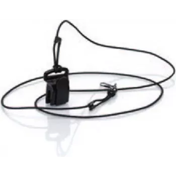 ASCOM Sicherheitsleine piemērota d43 / d63 / i63 / d81 / Myco klausulēm - melnā krāsā (660201)