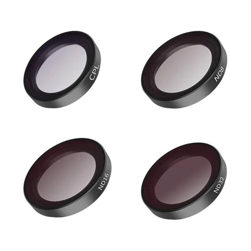 4 CPL/ND8/ND16/ND32 Telesin filtru komplekts Insta360 GO 2/3 kamerai