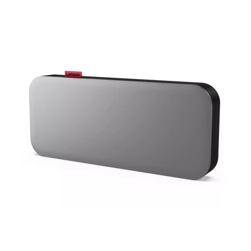 Lenovo Go USB-C klēpjdatora ārējais akumulators (20 000 mAh), litija jonu, melni pelēks, USB A un C tipa