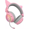 Razer Kraken Kitty V3 Pro - Quartz austiņas, vadu un bezvadu, galvas saite, spēlēm, USB Type-A, Bluetooth, rožu krāsa