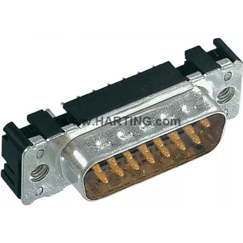 Harting D-SUB kontaktdakšu savienotājs 180 ° Polu skaits: 25 Lodēšana 09 65 361 7712 1 gab. (09 65 361 7712)