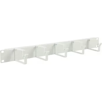Lanview 1U 19 KABEĻU ORGANIZĒTĀJA PANELIS, 5 ĀĶI BALTS (RAO100WH)