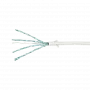 LogiLink CQ9041S RJ45 tīkla kabelis, savienojuma kabelis CAT 6a U/FTP 1,50 m balts, īpaši plāns, liesmu slāpējošs