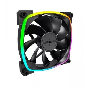Montech RX120 PWM Computer case Fan 12 cm Melns 3 gab.