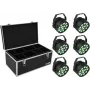 LED PAR gaismas komplekts EUROLITE 6x TCL Spot ar transporta koferi, modelis TDV-1