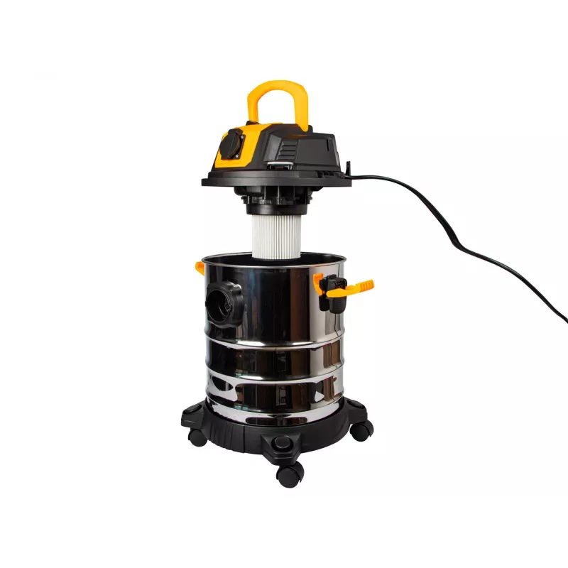 BLOW WD3300 rūpnieciskais putekļsūcējs ar 230 V kontaktligzdu 2000 W