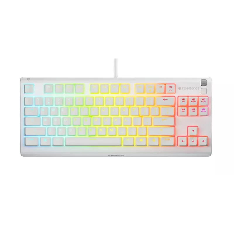 Klaviatūra SteelSeries Apex 3 TKL US, balta