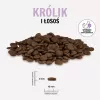 PAKA ZWIERZAKA Rabbit and salmon - sausā kaķu barība - 400g