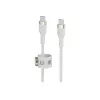Belkin BOOSTCHARGE PRO Flex USB kabelis 3 m USB 2.0 USB C balts (CAB011BT3MWH)