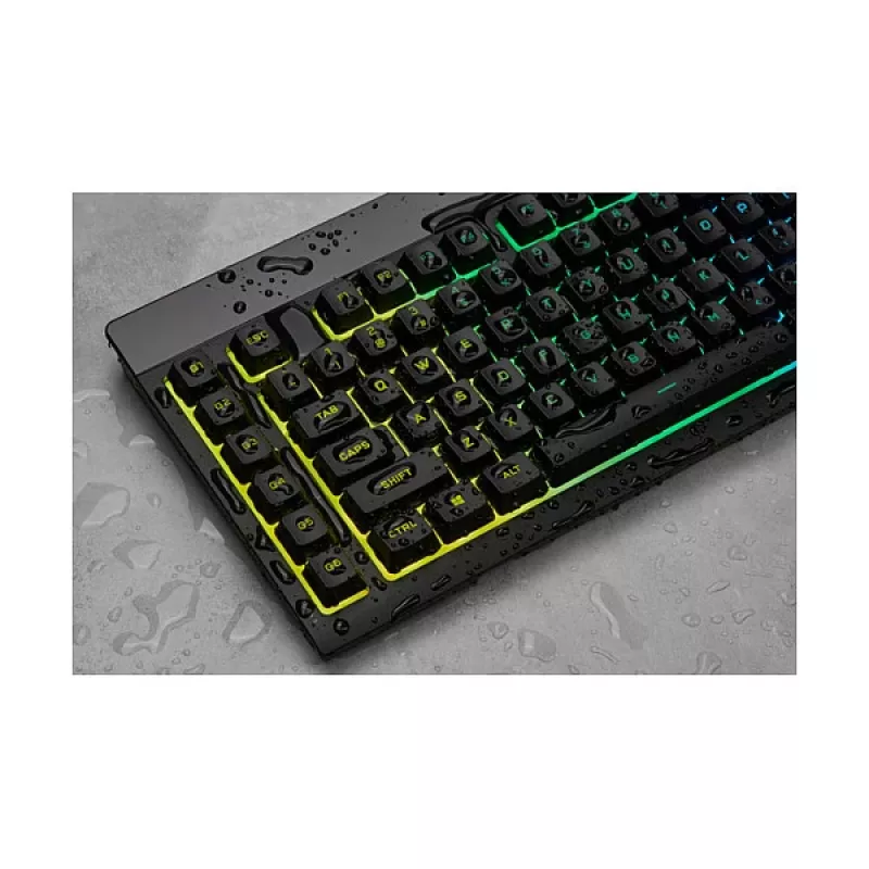 Spēlētāju tastatūra Corsair K55 Pro RGB (melna) FR