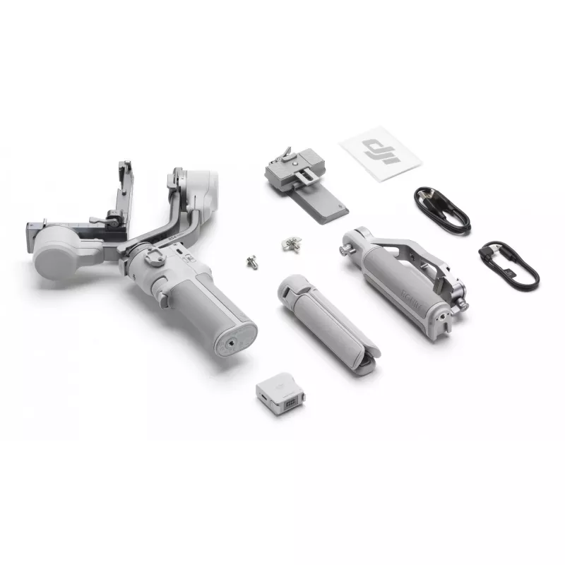 Gimbal stabilizators DJI RS 4 Mini Combo — kompakts viegls rokas stabilizators bezspoguļu kamerām