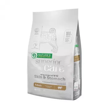 Sausā suņu barība nature’s protection Superior Care Skin & Stomach Adult Small Lamb 1.5 kg, mazām šķirnēm
