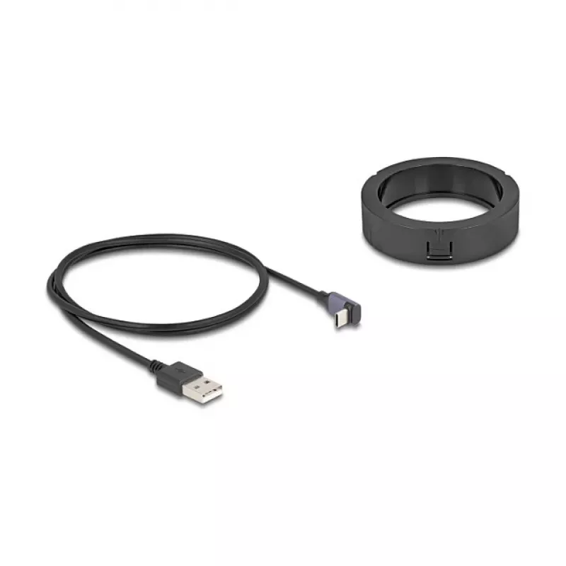 Iekštelpu lādētājs DeLOCK 66284 viedtālrunim melns USB bezvadu