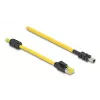 Tīkla kabelis DeLOCK 81253 Melns Dzeltens 5m Cat6