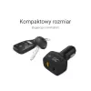 Automašīnas mobilās ierīces lādētājs zaļa Cell CAD33, 42 W, USB-C PD + USB-A QC3.0, 12/24 V ieeja, 5–12 V izeja