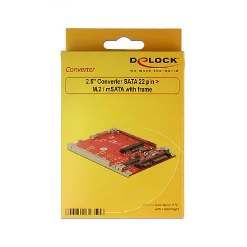 Interfeisa karte DeLOCK 62859 iekšēja M.2 mSATA
