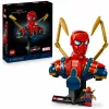LEGO Marvel kolekcionējamais krūšutēls Dzelzs Zirnekļcilvēks 76326, 379 detaļas, 18+ vitrīnas modelis, 170×200×110 mm