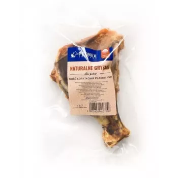 Suņu košļājamā PETMEX Cūkgaļas plecs, vienā gabalā, dabīgs kārums, 200 g, olbaltumvielas 30,5%, tauki 22%, mitrums 4,2%