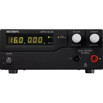 VOLTCRAFT Laboratorijas barošanas avots, regulējams DPPS-16-60 1 - 16 V/DC 0 - 60 A 960 W USB programmējams Izejas kanālu skaits 1 x (DPPS-16-60)