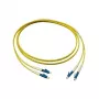 GoodConnections komutācijas kabelis LWL Duplex OS2 (Singlemode, 9/125) LC/LC, LSZH, reversible polarity, 1m,