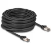 Tīkla kabelis DELOCK 80245 Cat6a U/FTP (STP) 15 m RJ-45 uz RJ-45 Melns