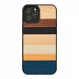 Aizsargājošs tālruņa maciņš Man and Wood iPhone 12 Pro Max, melns