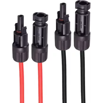 shiverpeaks ®-PV4 pagarinātājs, 4mm², 2 gab. komplekts sarkans/melns, 2 m (BS02-320316)