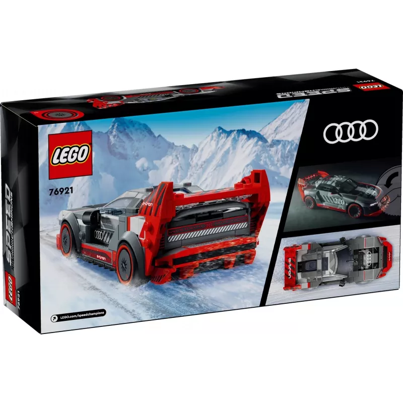 Lego Speed Champions 76921 Audi S1 E-Tron Quattro sacīkšu auto komplekts