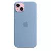 Apple iPhone 15 Plus silikona vāciņš ar MagSafe - Winter Zils