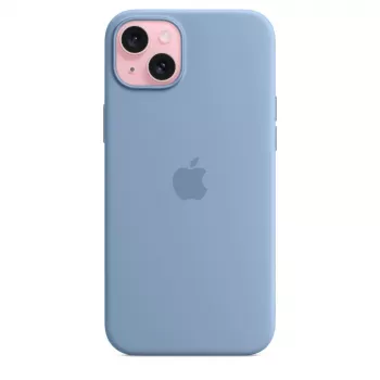 Apple iPhone 15 Plus silikona vāciņš ar MagSafe - Winter Zils