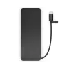 Lenovo 4X11N40212 klēpjdatora dokstacija/portu replikators ar vadu USB 3.2 Gen 1 (3.1 Gen 1) Type-C, melna