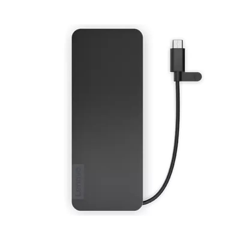 Lenovo 4X11N40212 klēpjdatora dokstacija/portu replikators ar vadu USB 3.2 Gen 1 (3.1 Gen 1) Type-C, melna