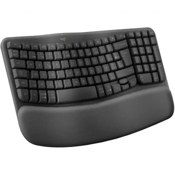 Wave Keys bezvadu ergonomiskā tastatūra - GRAPHITE - NLB - 2.4GHZBT - NA - CENTRAL-419 - UNIVERSAL