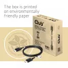 CLUB3D DisplayPort 2.1 Divvirzienu VESA DP80 sertificēts kabelis 4K240Hz, 8K60Hz vai 10K30Hz M/M 1,2 m/3,94 pēdas