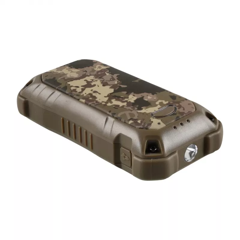 Elektriskais sildītājs Ocoopa UT3201 Camouflage — Pārnēsājams keramiskais telpas sildītājs ar 10 000 mAh ārējo akumulatoru un līdz 18 h darbības laiku