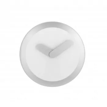 NeXtime klok 2615zi Focus, Ø25 cm, sienas pulkstenis, balts/sudraba krāsā
